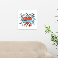 Placa decorativa | Love