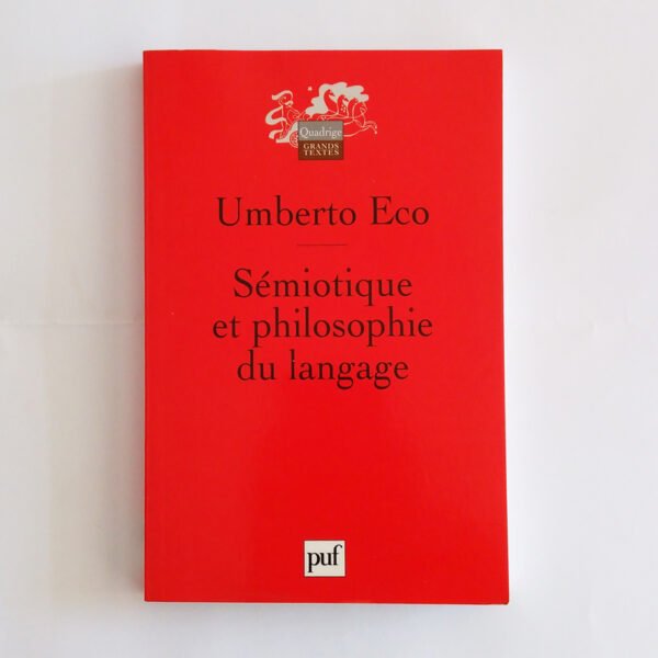 Sémiotique et philosophie du langage - Francês