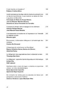 A variação nas línguas: universais compartilhados e idiomaticidade dinâmica / De la variation dans les langues: universaux partagés et idiomaticité dynamique - Imagem 4