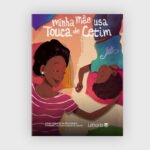 Minha mãe usa touca de cetim