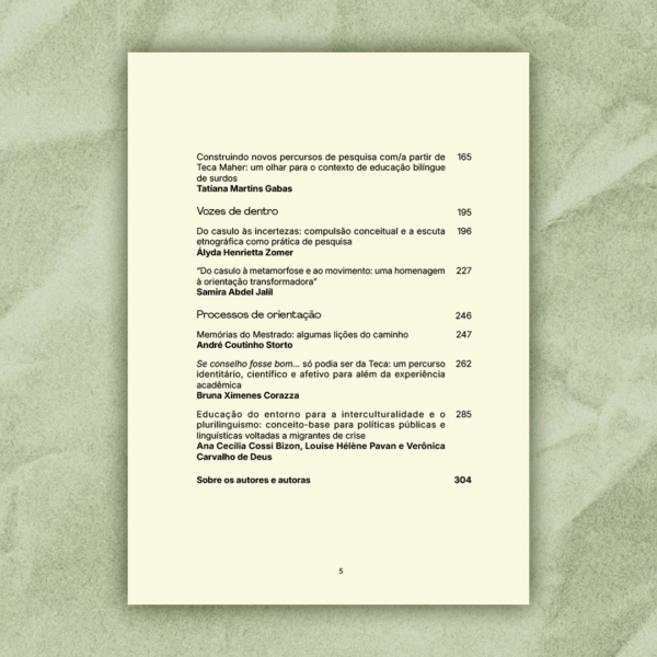 Lingua(gem), interculturalidade e educação do entorno: os casulos abertos por Teca Maher - Imagem 4